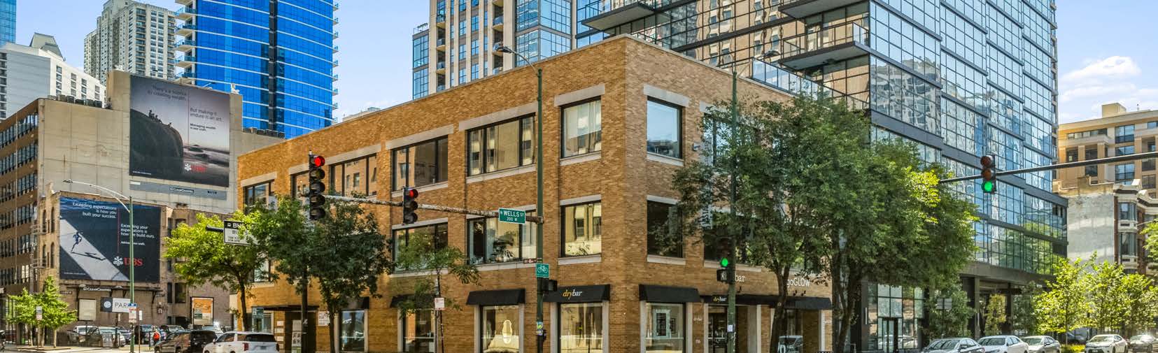 North Wells Street corridor in River North